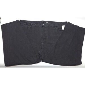 New Old Navy Womans Plus Size 28 Jeans OG Loose Curvy Jeans High Rise Black